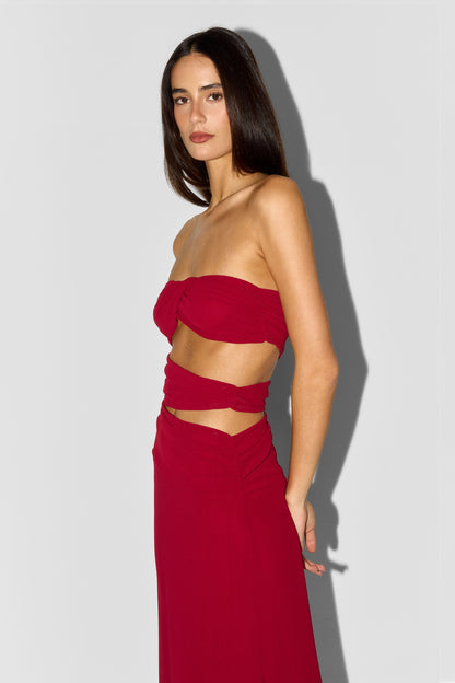 Charlotte Maxi Dress Red