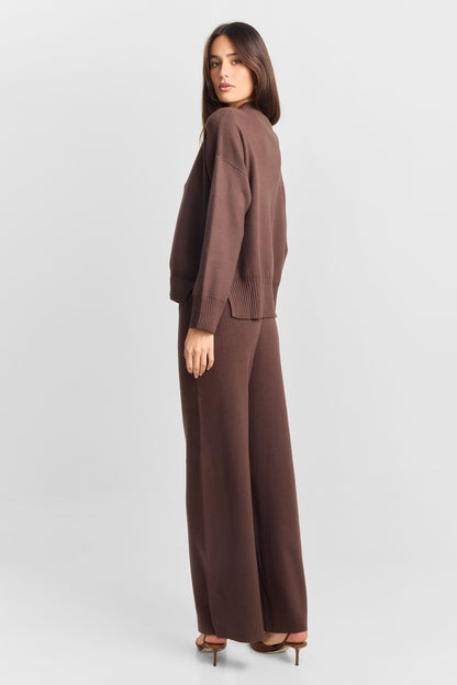 Céleste Knit Pant Brown