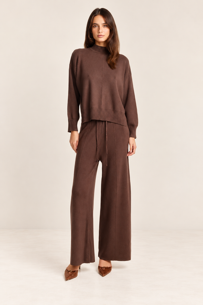 Céleste Knit Pant Brown