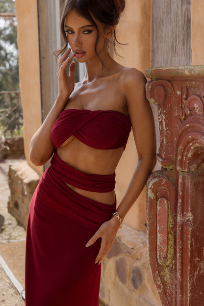 Charlotte Maxi Dress Red